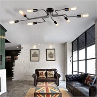 Industrial Sputnik Ceiling Light - 8-Light