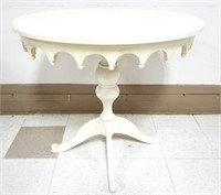 Lane Oval White Parlor Table