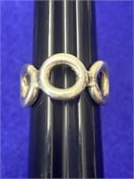 Sz.5 Sterling Silver Ring 5.42 Grams