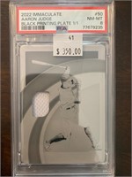 Aaron Judge printing plate one of one