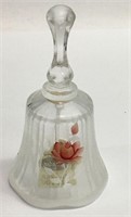 Hand Painted Fenton Opalescent Bell
