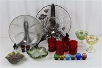Carnival Glass, Cordials, Arte Italica++ Glassware