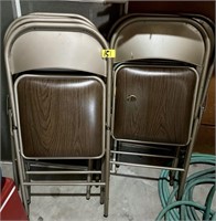 Folding Chairs - Some wear