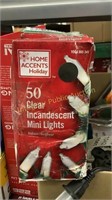 Home Accent Holiday 50 Clear Mini Lights