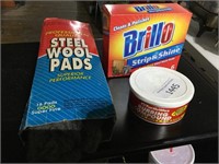 Steel Wool Pads, Brillo, misc