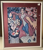 Henri Matisse " Woman In A Purple Coat " Print