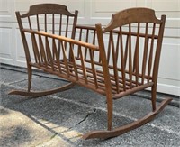 Antique Wood Cradle