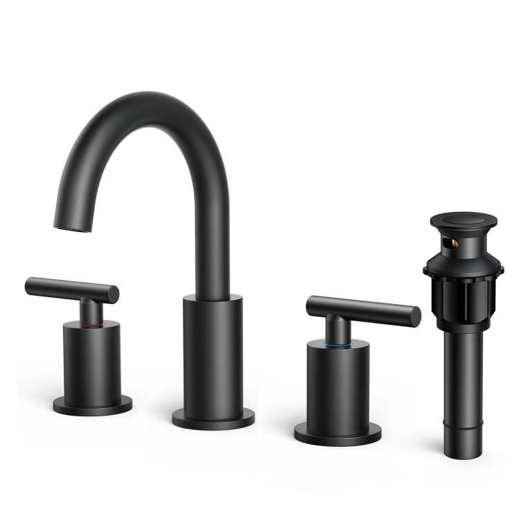 FORIOUS Two Handle High Arc Widespread Bathroom...