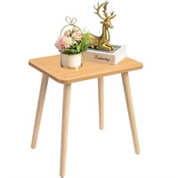 FORAOFUR Side Table, Modern End Table, Wooden...
