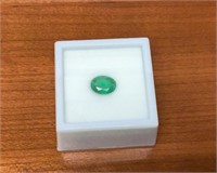 2.15ct AVG 10x8mm Oval Zambian Emerald