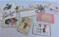 Over 60 Vintage Holiday & Greeting Postcards