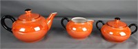 Vintage Glazed Iridescent RW Bavaria Tea Set
