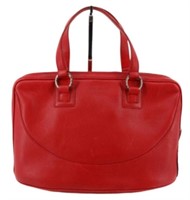 BVLGARI Red Leather Handbag