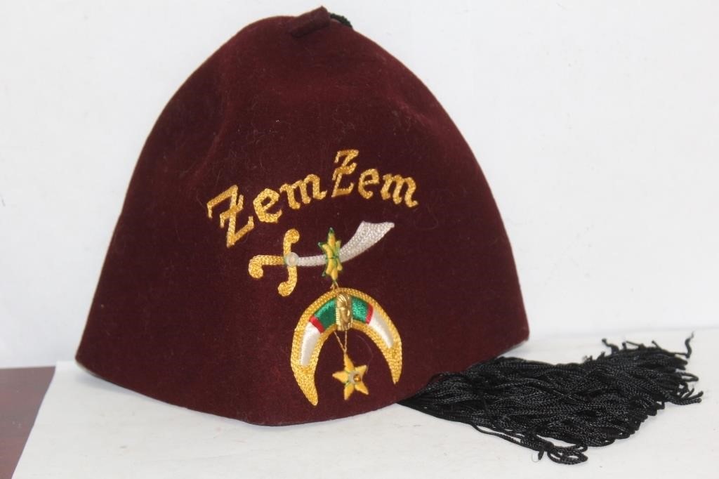 A Zem Zem Shriner's Hat