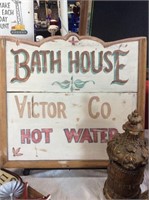 Bathhouse sign