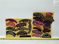 lot of military patches
