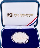 Coin Pan American Silver Round in Case .999