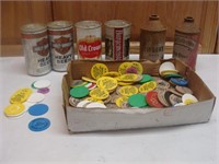 Vintage Beer Cans and Mostly Cashton Beer Chips