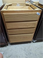 4-Drawer Base Cabinet (35"Tx24"Wx24"D)