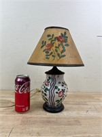 Small floral lamp