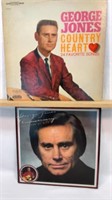 Two George Jones albums.