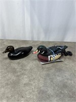 Wood duck telephone and wood duck figure