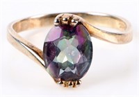 MYSTIC TOPAZ STERLING SILVER LADIES RING