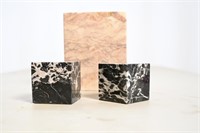 Assembled Table Top Marble Pedestals