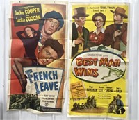 (AL) Vintage Movie Posters: French Leave, Best