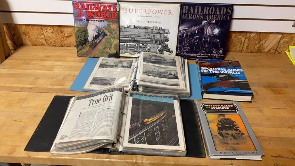 Lot of Train Articles and Books