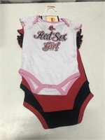 NEW Boston Red Sox 12M Girls Clothes P7R