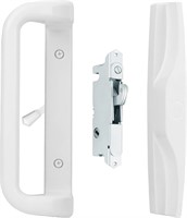 House Guard White Patio Door Handle Set