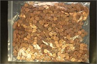 US coins 10 pounds of Lincoln Memorial Pennies, 19