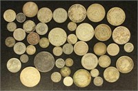 Worldwide Coins group of silver worldwide coins, m