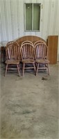 Oval table with 6 chairs