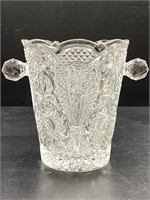 Bohemia Czech Republic Cut Crystal Ice Bucket