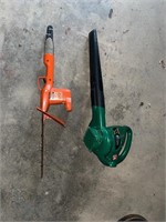 HEDGE TRIMMER AND BLOWER