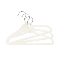 25-Pk Closet Complete Baby Velvet Hangers, Ivory