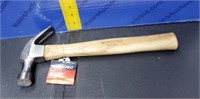 WORKPRO 16 oz Hickory Curved Claw Hammer.