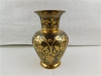 Lacquered Solid Brass Vase