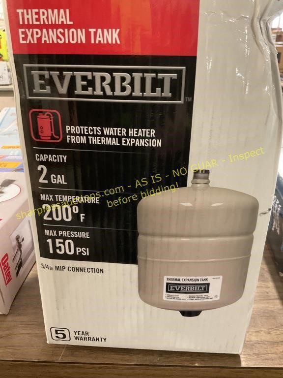 Everbilt thermal expansion tank | Live and Online Auctions on HiBid.com