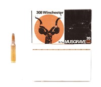 MUSGRAVE 308 WINCHESTER COLLECTIBLE AMMUNITION