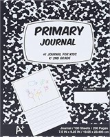 3 PACKS - Primary Journal: Black