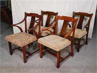 4 "Greene & Greene" Dunbar Chairs. Attributed