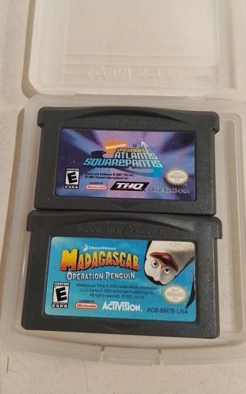 Two GameBoy Advance Games