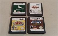 Four Nintendo DS Games