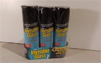 Three Unused Cans Stoner Invisible Glass Cleaner