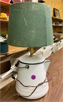 Enamel Coffee Pot Lamp