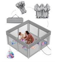 Foldable Baby Playpen 50"×50", Playard for B