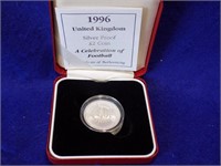 1996 U.K. Silver Proof L2 Coin(.925)